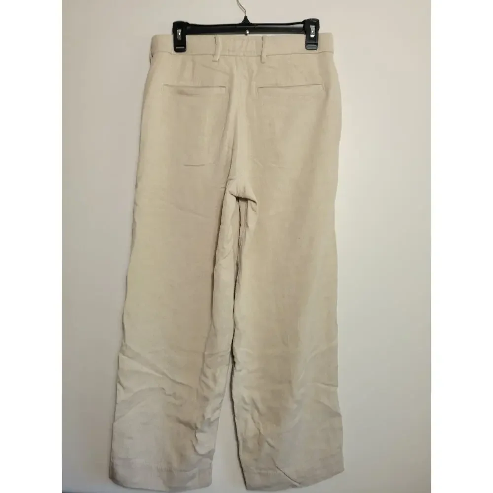 NEW Abercrombie & Fitch | Baggy Beige Linen Blend Pants Mens Size (28x30)